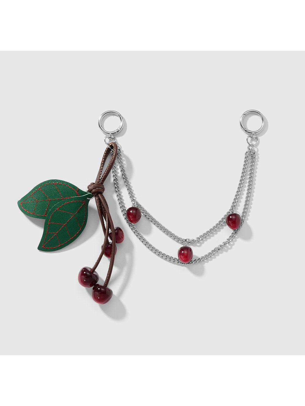 Keypus - Y2K Cherry Motif Chain Hanging Bag Charm