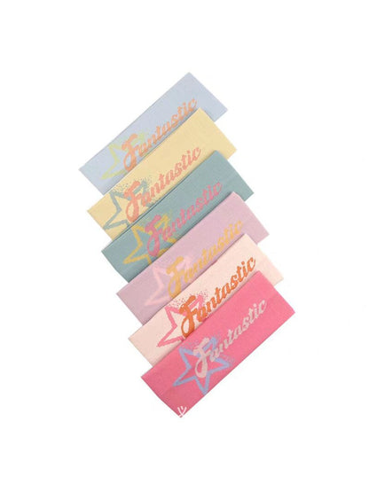 Gifty - Fashion Letter Jacquard Star Sports Headband