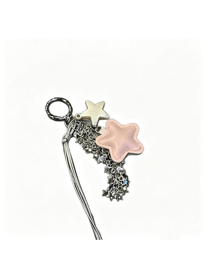 Keypus - Star Pendant Tassel Bag Charm Keychain
