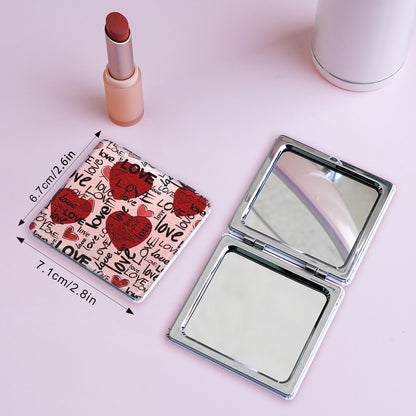 Mirroray - Foldable Portable PU Glass Makeup Mirror