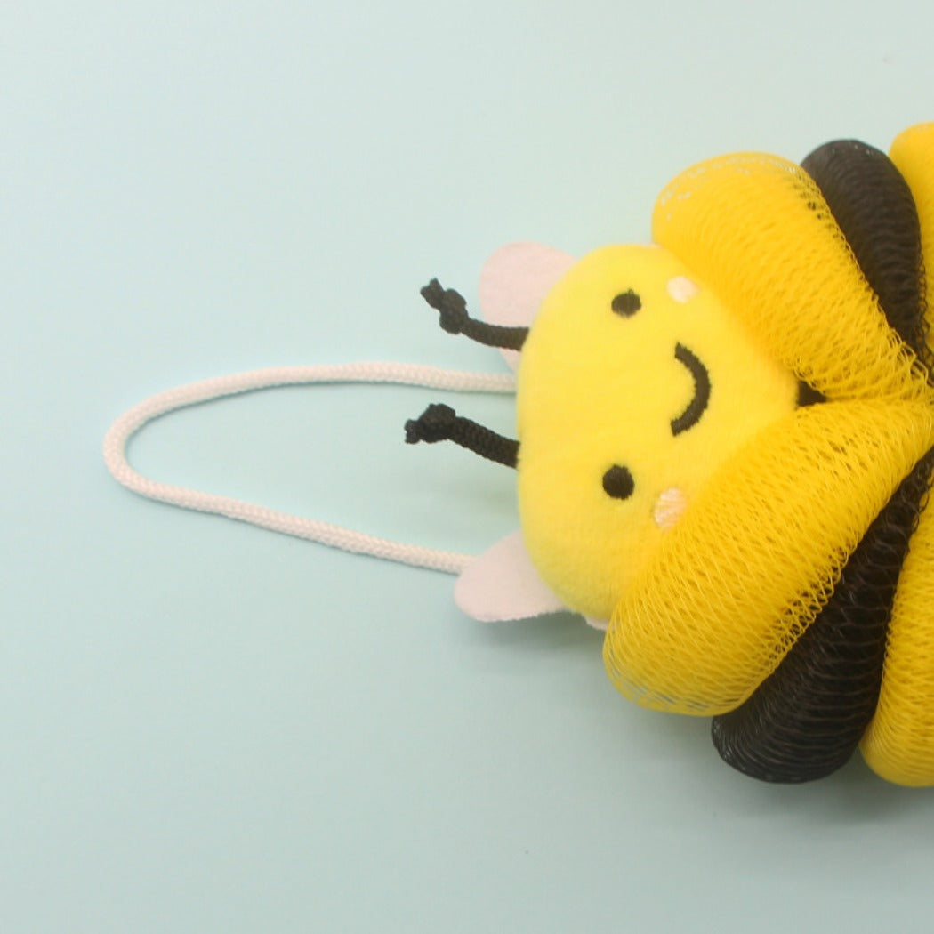 PAPO – Kids Bee Scrubber Pouf