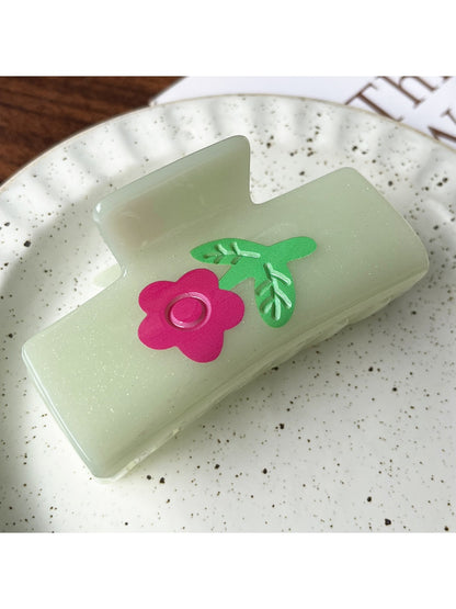 Beau - Modern Minimalist Flower Acrylic Claw Clip