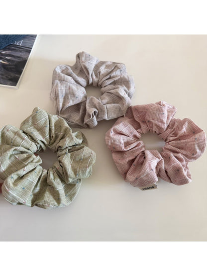 Gifty - Stylish Simple Plaid Scrunchie