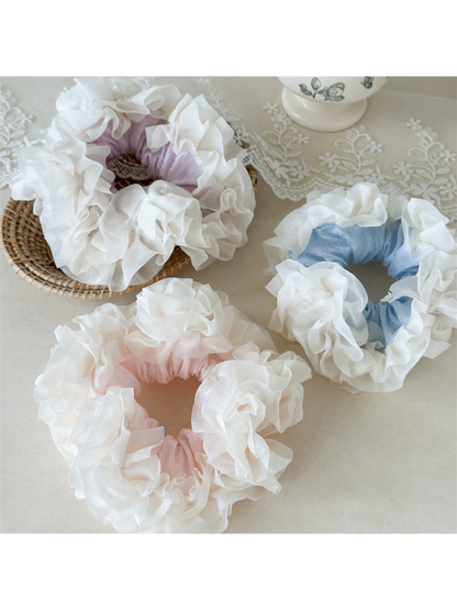 Gifty - High Elastic Ruffle Ballet Style Scrunchie