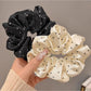 Gifty - Soft Polka-Dotted Satin Scrunchies
