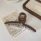 Beau - Vintage Marbled Crisscross Claw Clip