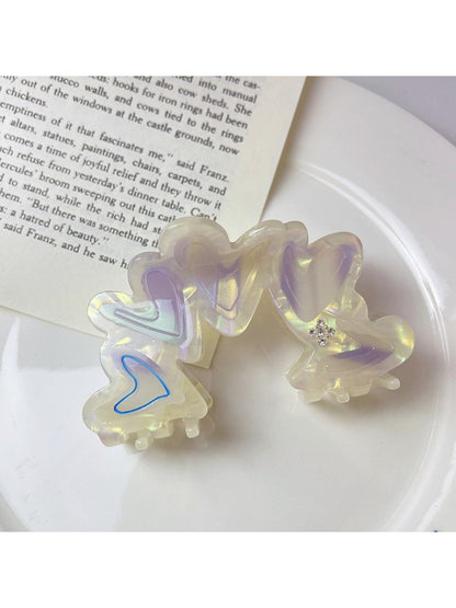 Beau - Love Flower Shaped Acetate Hair Clip