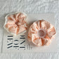 Gifty - Checkered Lace Edge Decorative Scrunchie