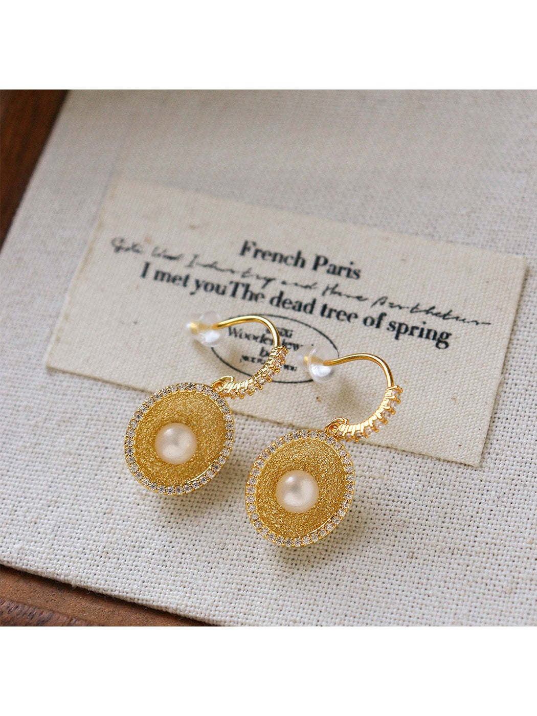 Earedge - Vintage Irregular Sculpted Drop Earrings