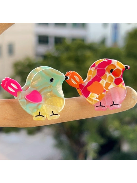 Beau - Cute Colorful Bird Shaped Claw Clip