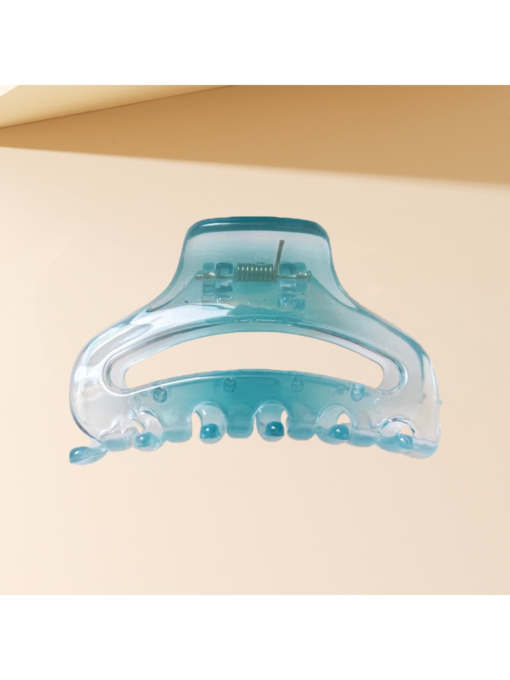 Beau - Gradient Half Moon Plastic Hair Claw Clip