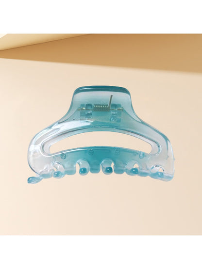 Beau - Gradient Half Moon Plastic Hair Claw Clip