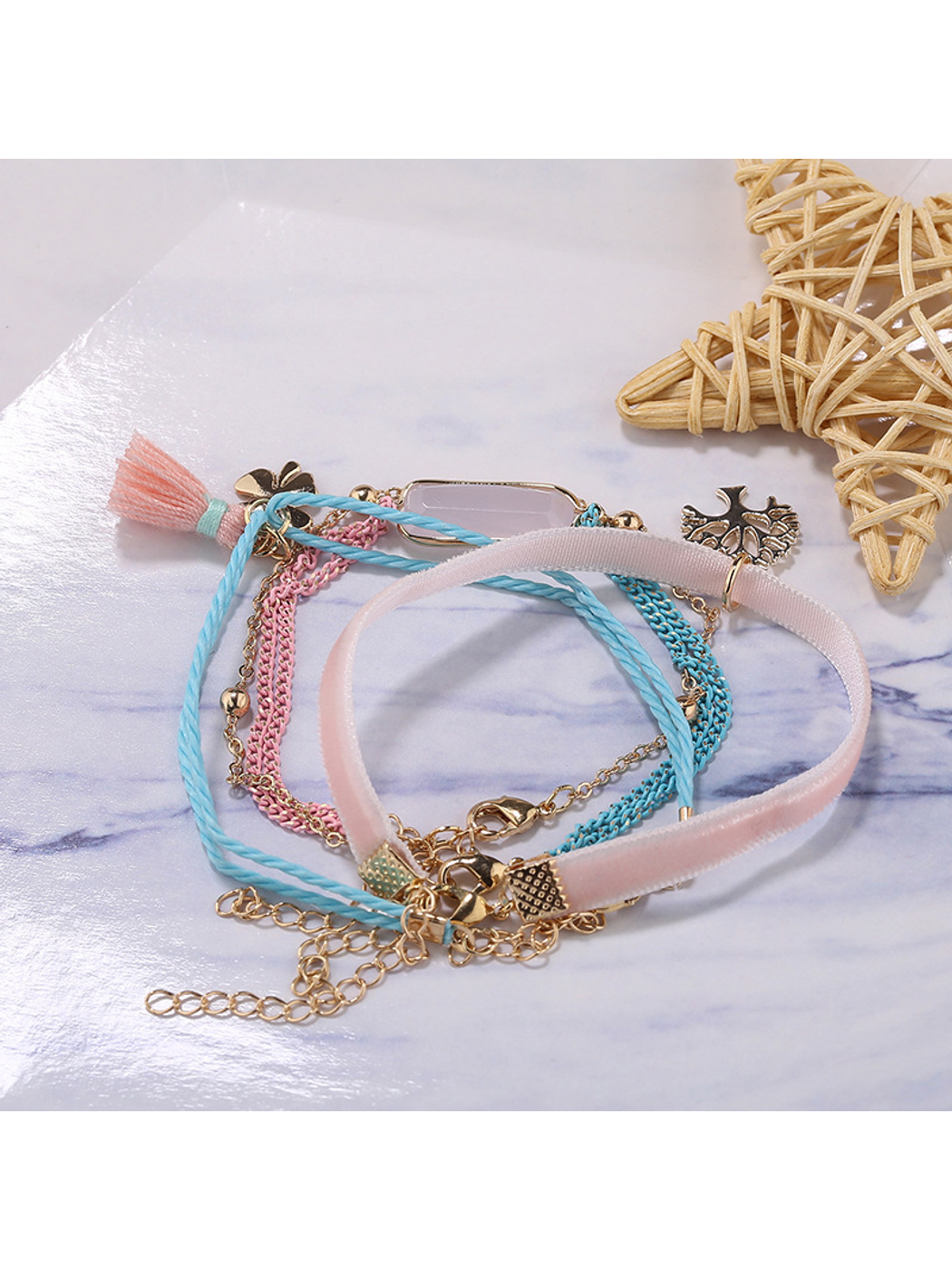Lovra - Bohemian Tree Tassel Beaded Bracelet