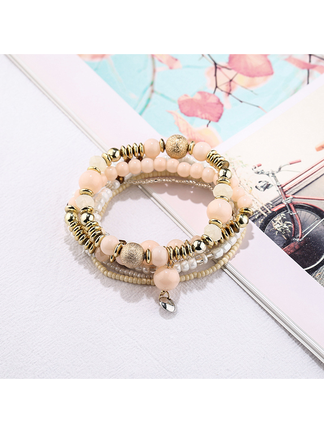 Lovra - Bohemian Beaded Layered Bracelet
