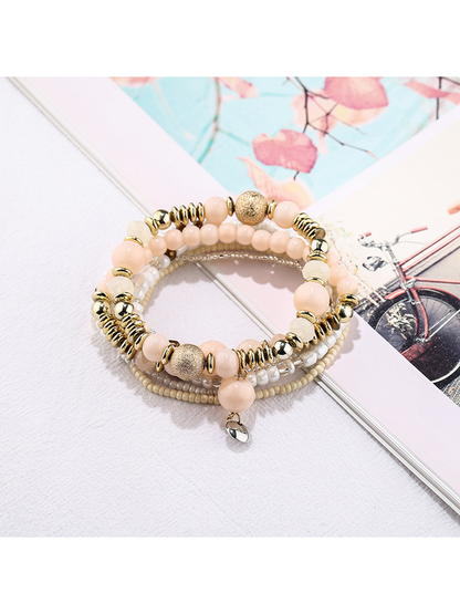 Lovra - Bohemian Beaded Layered Bracelet