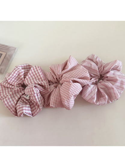 Gifty - Simple Plaid Cute Scrunchie