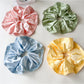 Gifty - Voluminous Satin Ruffled Scrunchies