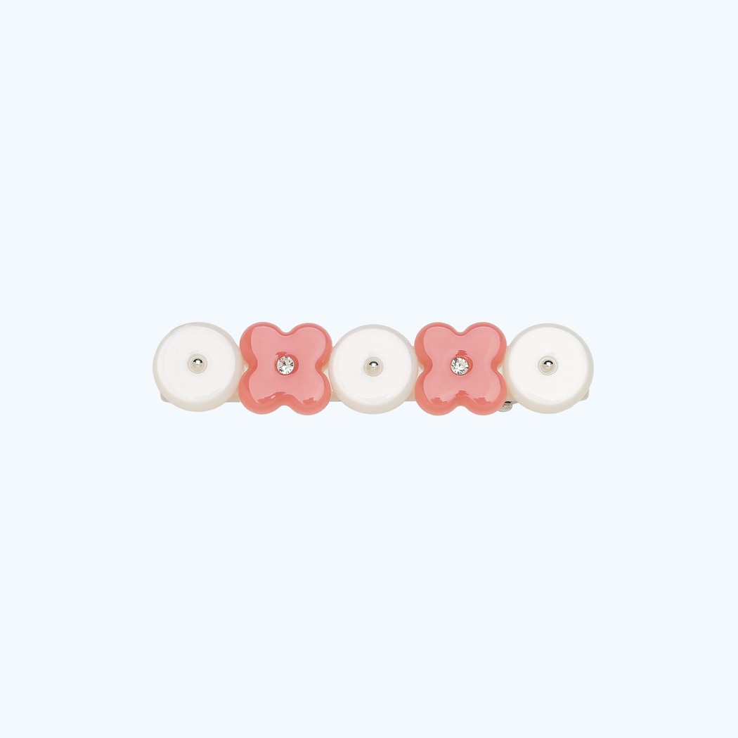 Beau - Vintage Two Tone Floral Hair Clip