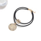 Nozari - Textured Round Retro Style Pendant Necklace