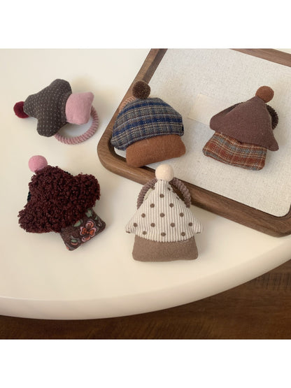 Gifty - Cute House Pattern Hair Tie
