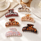 Beau - Textured Pattern Curved Claw Clip