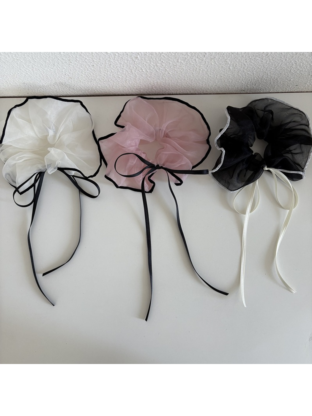 Gifty - Minimal Bow Ribbon Oversized Scrunchie