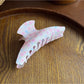 Beau - Sweet Floral Print Acrylic Claw Clip