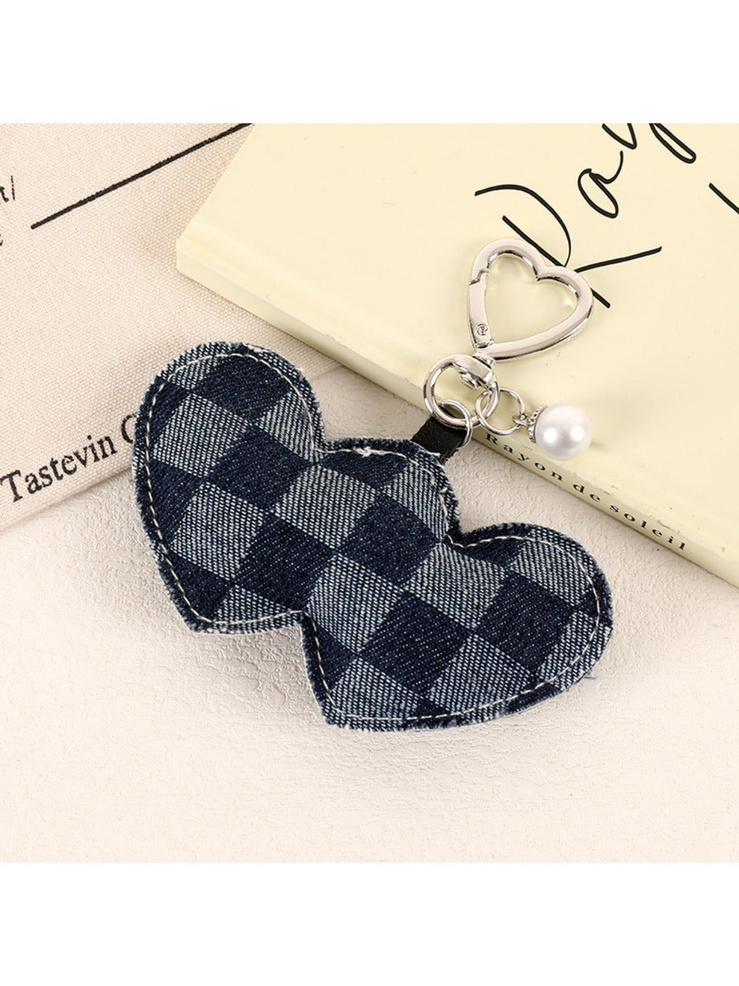 Keypus - Fashion ripped denim bag pendant