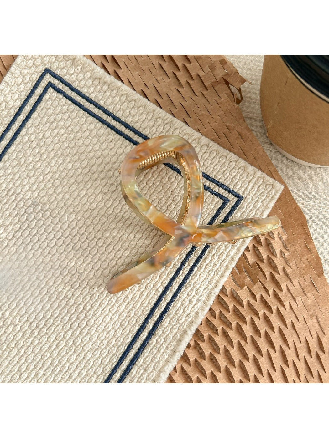 Beau - Iridescent Geometric Hair Claw Clip