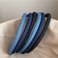 Gifty - Padded Dotted Denim Look Headband