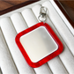 Keypus - Acrylic Square Mirror Bag Charm Keychain