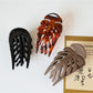 Beau - Simple Plastic Leaf Shape Hair Clip