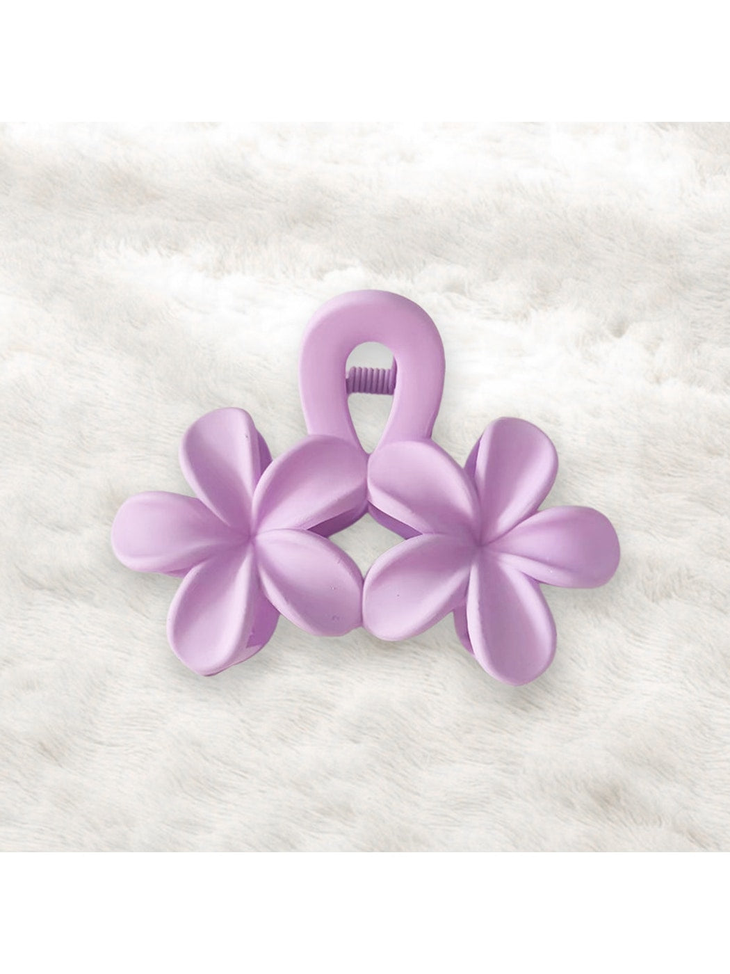 Beau - Matte Petal Design Floral Hair Claw Clip