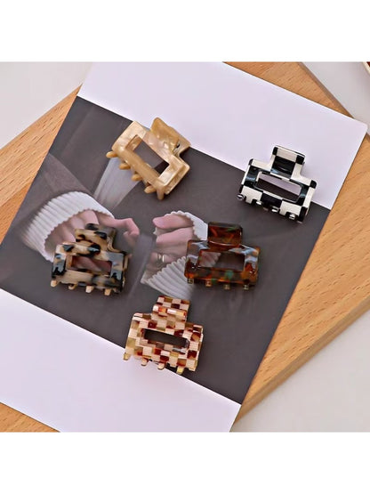 Beau - Fashionable Square Acetate Hair Clip