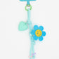 Keypus - Sunflower Smiley-Shaped Keychain