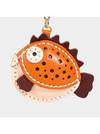 Keypus - Cute Pufferfish-Shaped Pendant Keychain