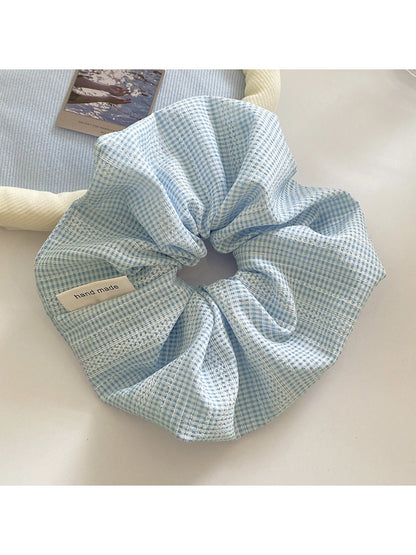 Gifty - Retro Blue Checkered Hair Loop