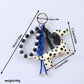 Keypus - Polka Dot Dog Bag Pendant PU Keychain