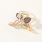 Beau - Crisscross Tulip Shaped Hair Claw Clip