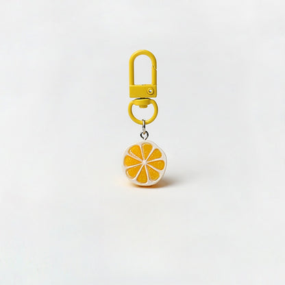 Keypus - Cute Fruit Motif Plastic Metal Keychain