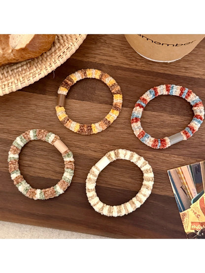 Gifty - Soft Plush Hair Tie Set