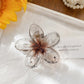 Beau - Glitter Flower Shaped Sweet Claw Clip
