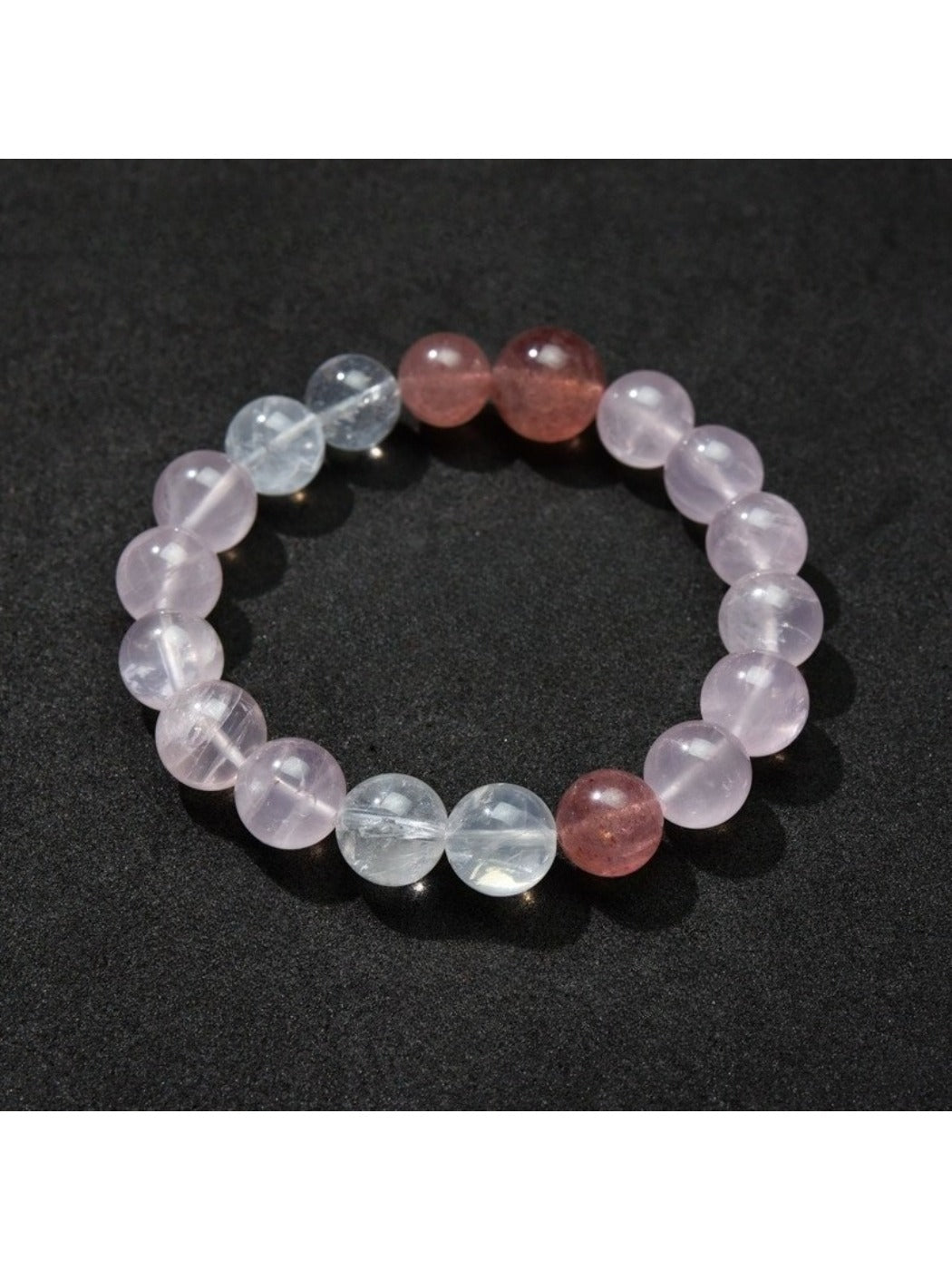 Lovra color block bracelet worn with casual outfit, emphasizing minimalist style