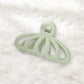 Beau - Hollow Fan Shape Plastic Hair Claw Clip