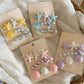 Beau - Acrylic Alloy Starfish Hair Clip Set