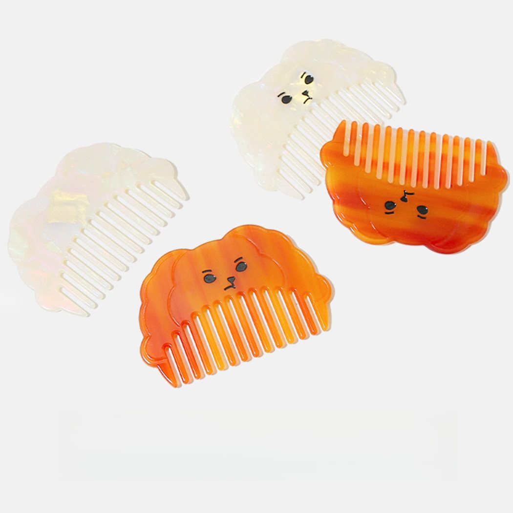 Camerow - Cute Dog Pattern Acetate Fiber Hair Comb
