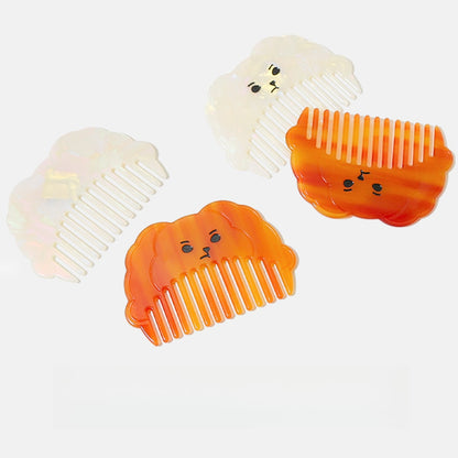 Camerow - Cute Dog Pattern Acetate Fiber Hair Comb