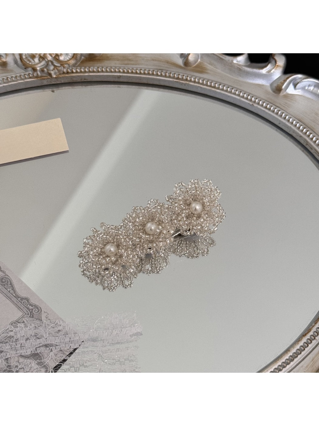Beau - Sweet Style Flower Detail Decorative Hair Clip