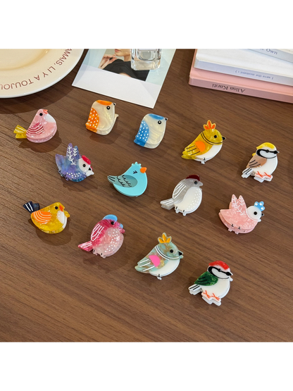 Beau - Cartoon Bird Acetate Claw Hair Clip