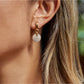 Earedge - Minimalist Round Drop Earrings